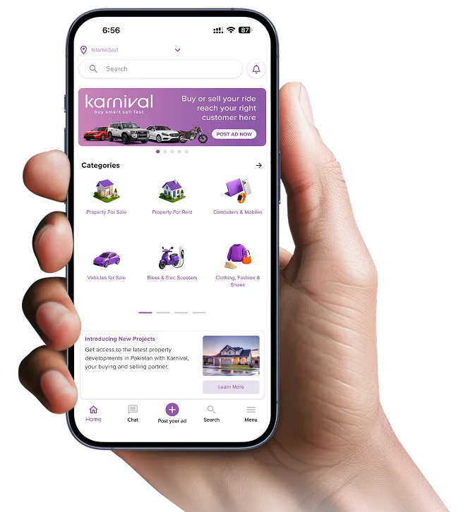 Karnival mobile app preview